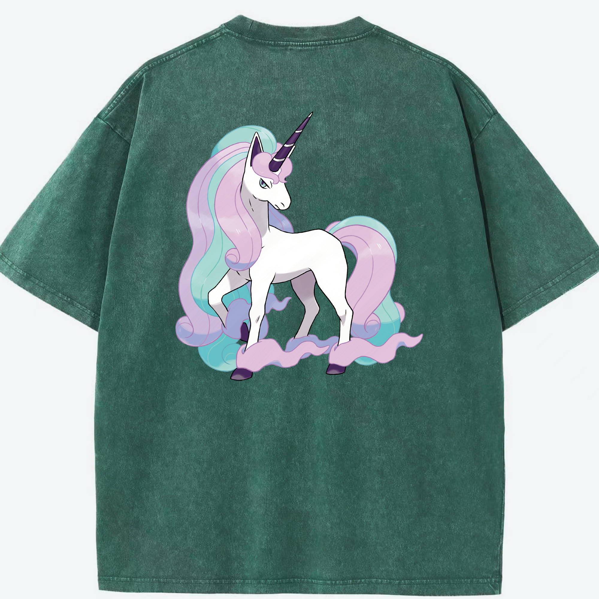 （画像用） ポケットモンスター Pokémon 綿100% ヴィンテージ風 半袖Tシャツ（背面プリント）